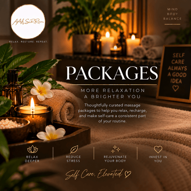 Aah 60 — 3 Massage Package at Aah Sirrom Massage in Honolulu, HI
